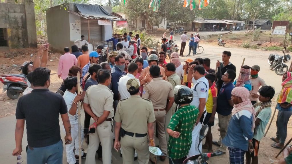Political noise in Salanpur