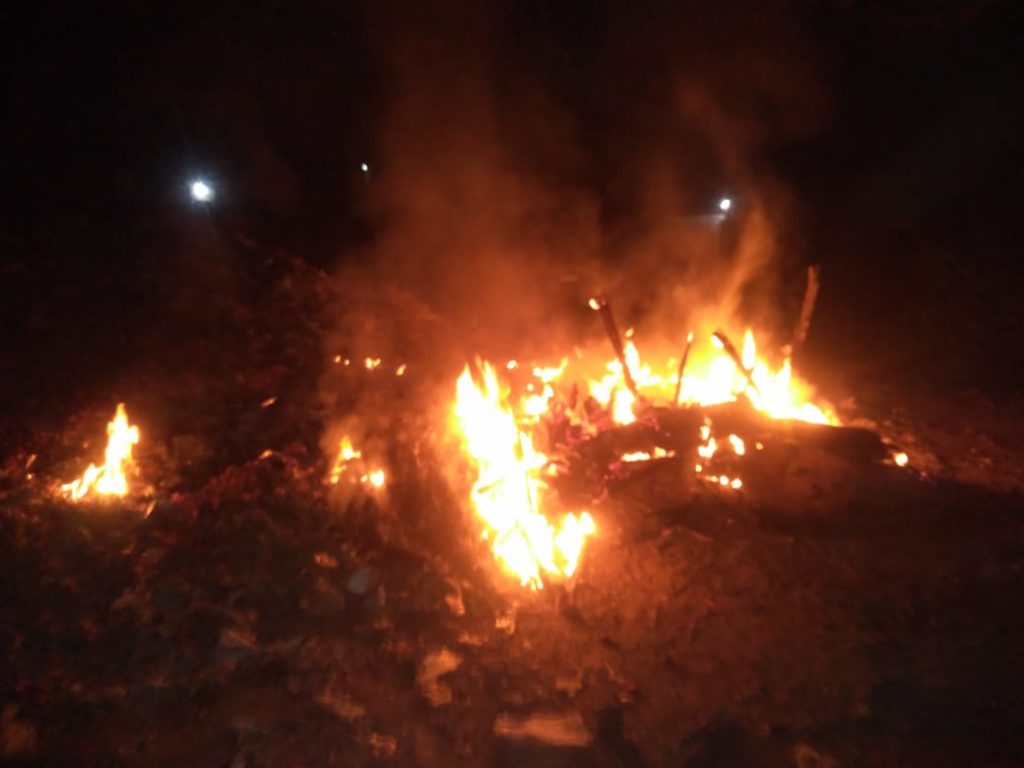 Fire in Barabani