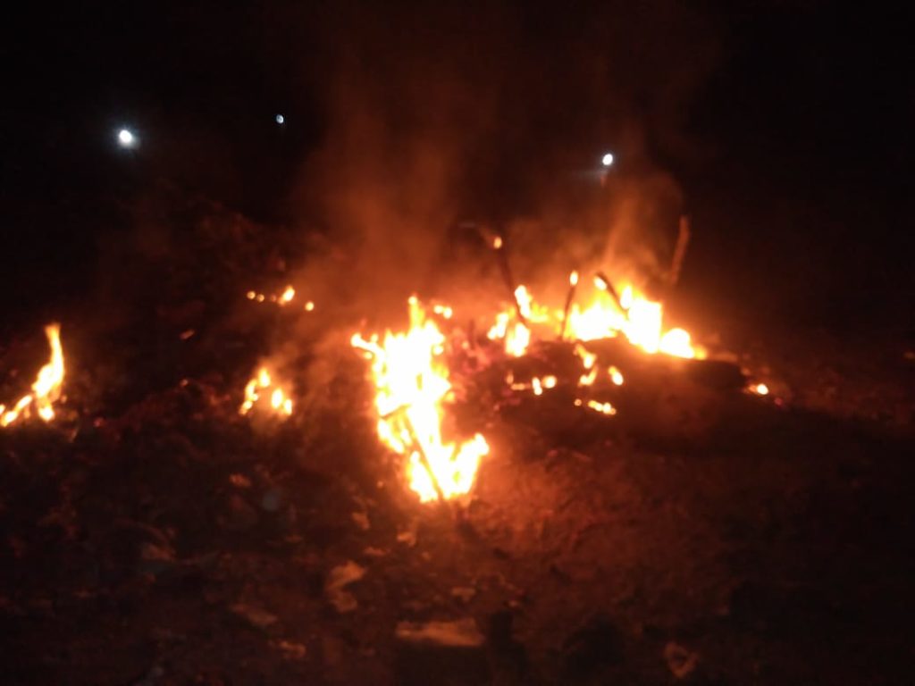 Fire in Barabani