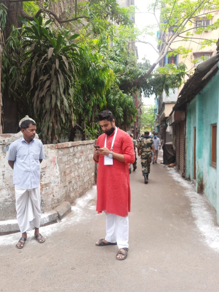 Voting is going on peacefully in Kasba