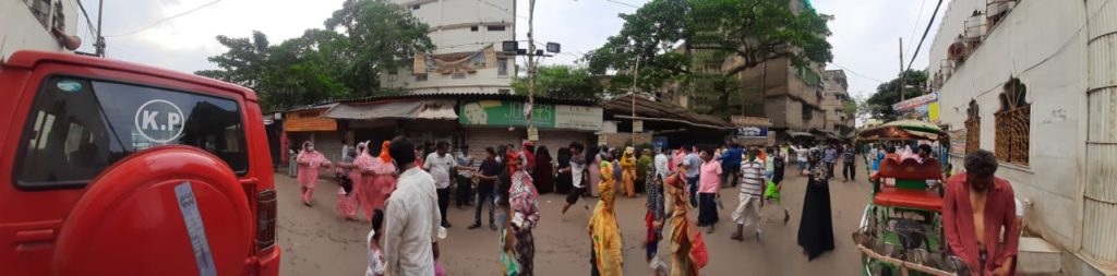 Voting is going on peacefully in Kasba