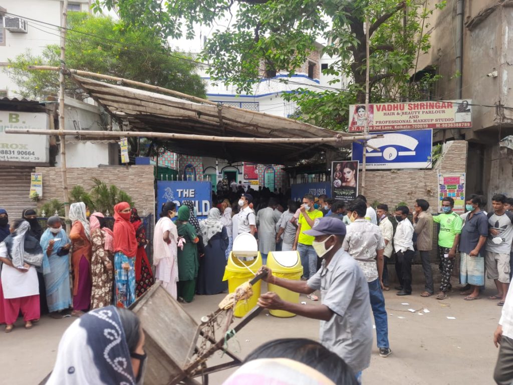 Voting is going on peacefully in Kasba