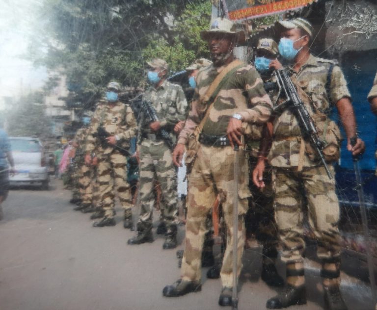 Voting is going on peacefully in Kasba